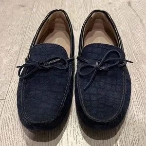 Zara Navy Blue Driving Shoes size 42 Zara Driving Shoes Men main image 3